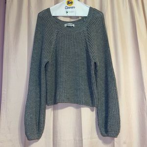 Cotton Emporium Gray Knitted Mid Sweater Women's Size -SMALL-